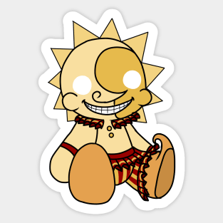 sundrop plush Sticker